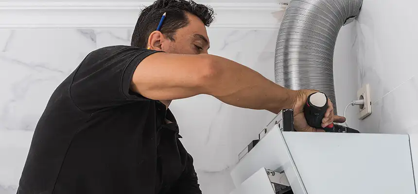 Precision In-wall Dryer Vent Cleaning & Rerouting Corrections in Spring, TX