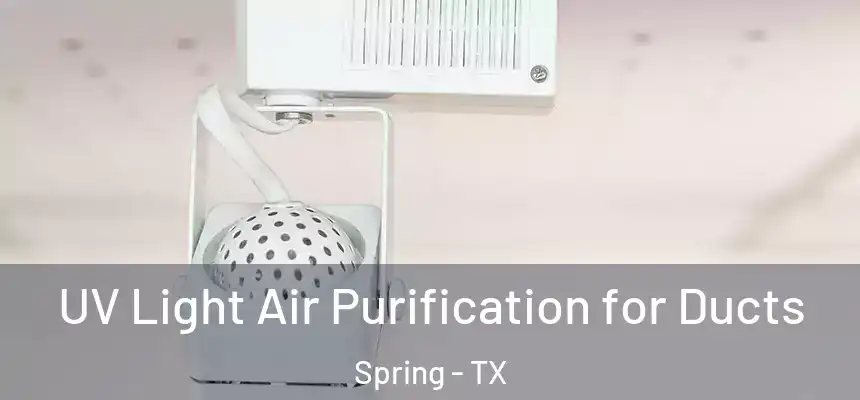  UV Light Air Purification for Ducts Spring - TX